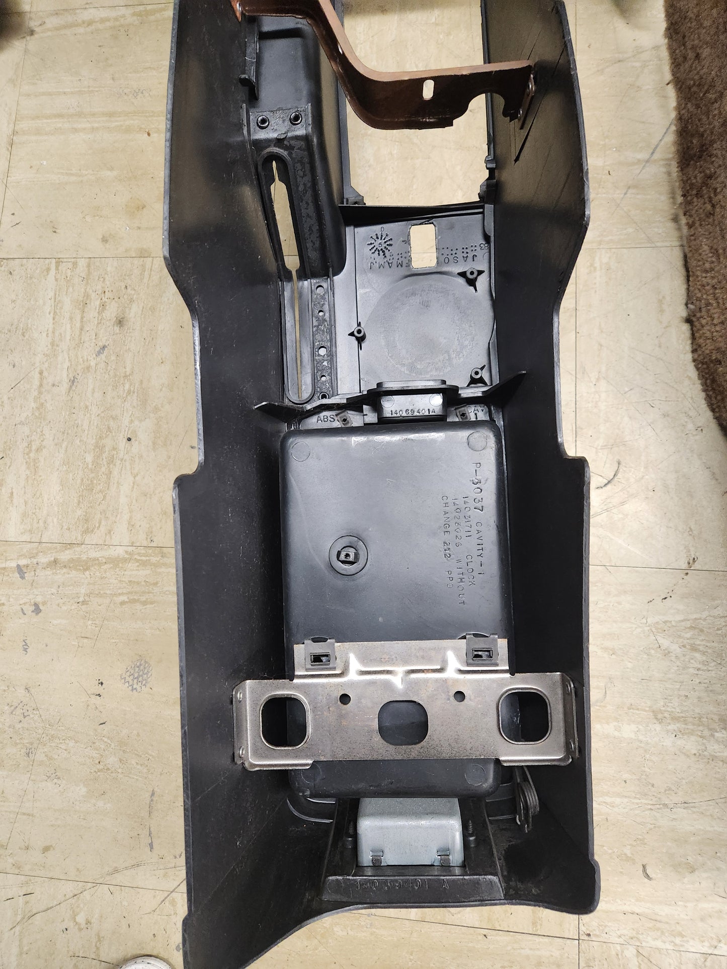 Used 3rd Gen Camaro Console Black-No Clock