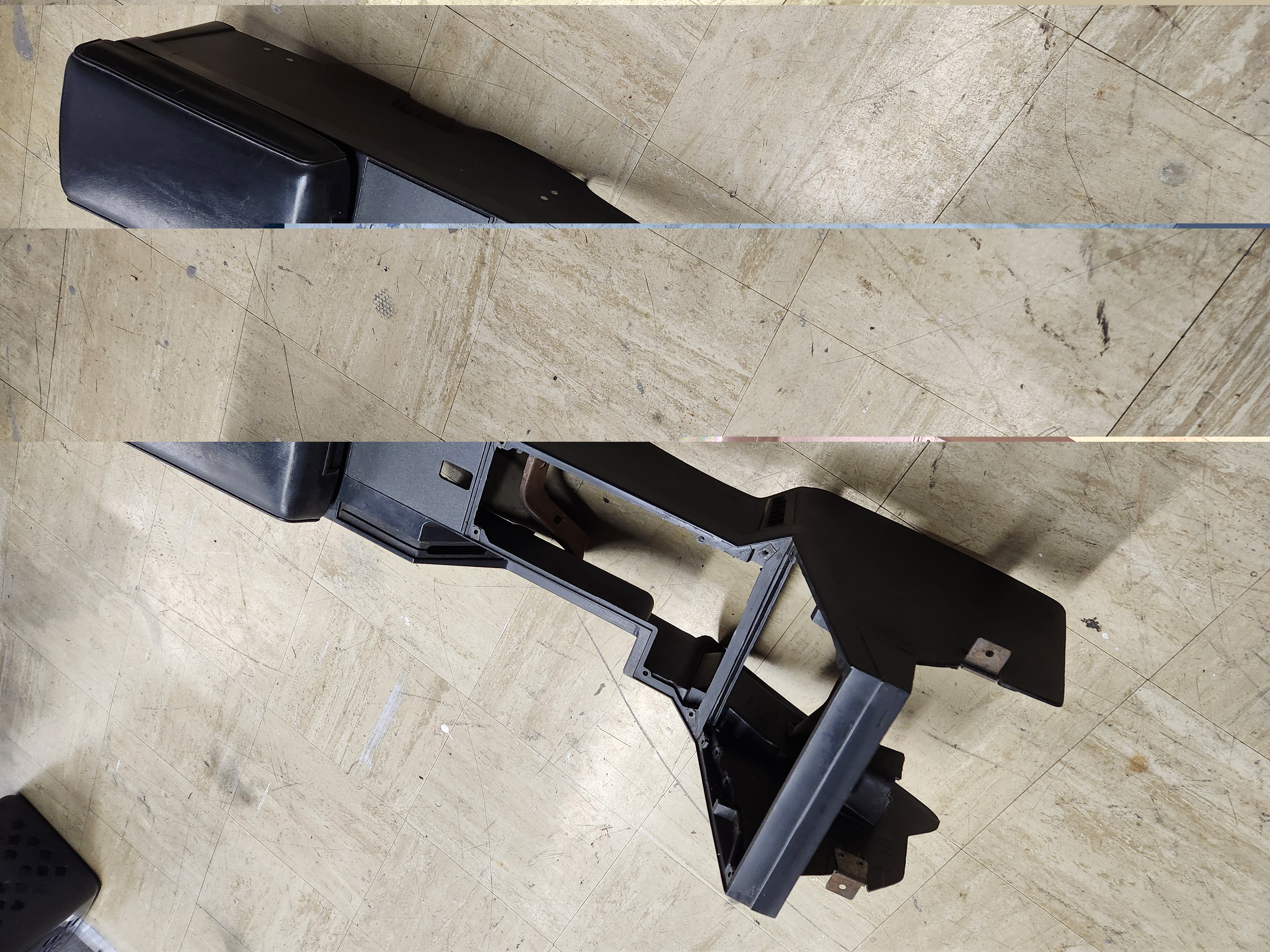 Used 3rd Gen Camaro Console Black-No Clock