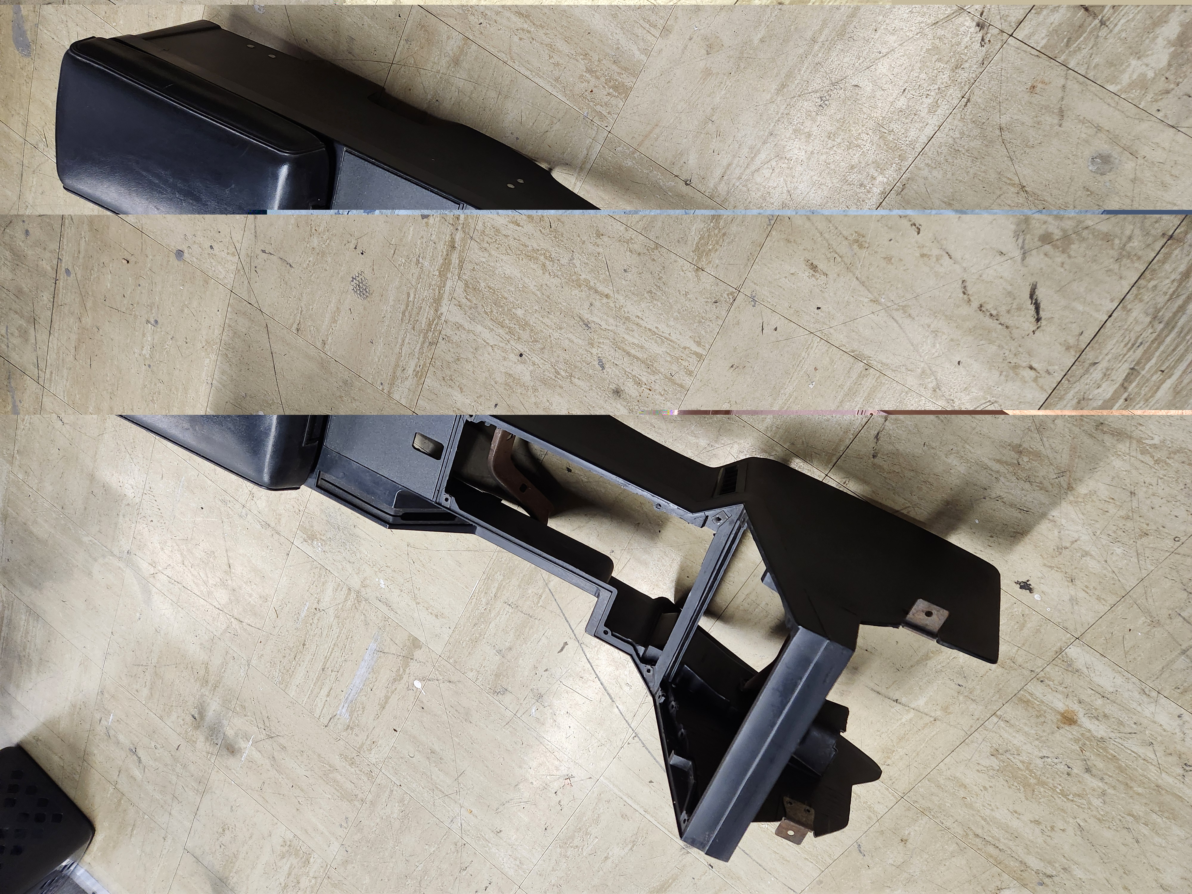 Used 3rd Gen Camaro Console Black-No Clock