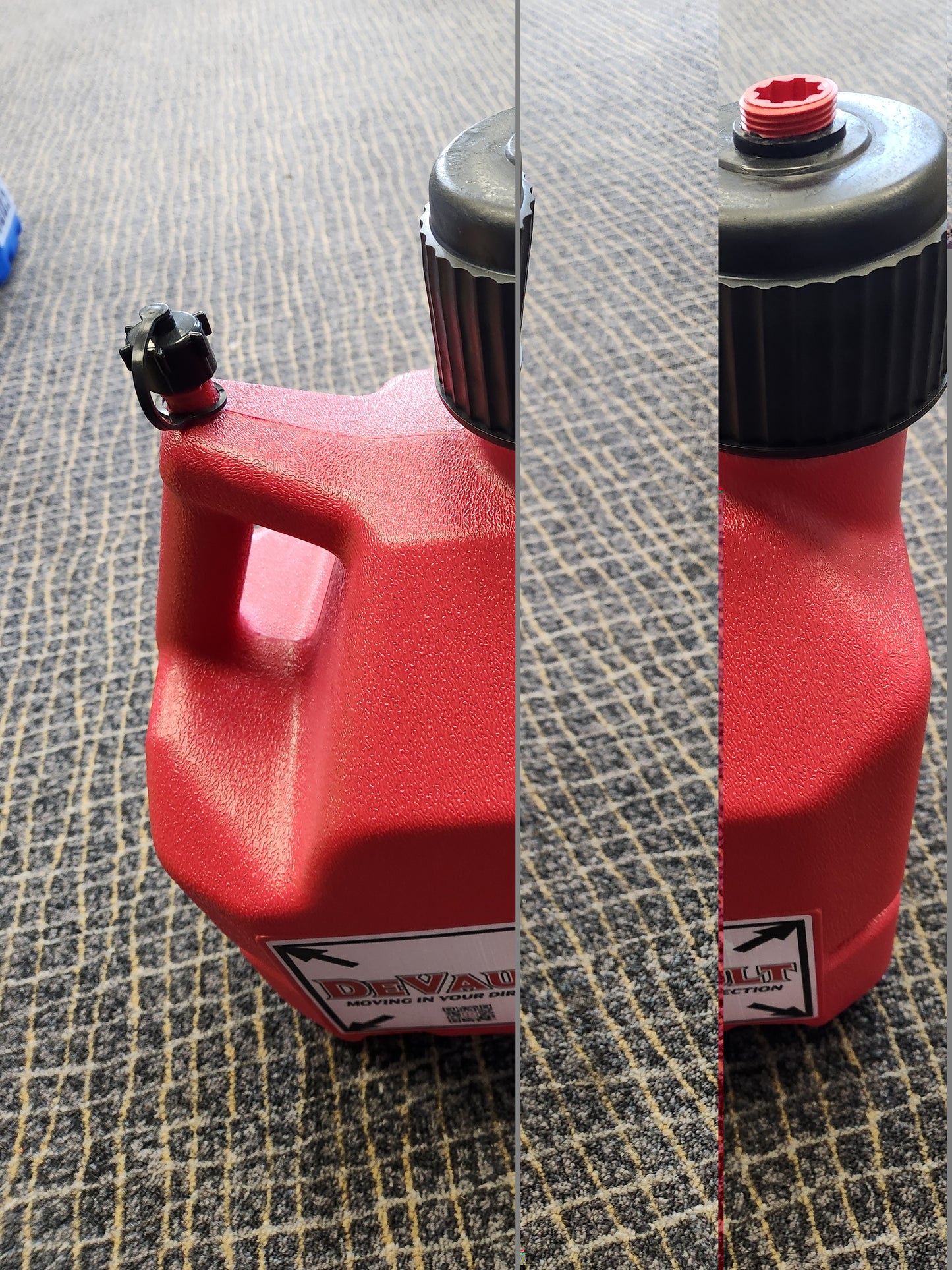 DeVault 3 Gal Fuel Jug with spout