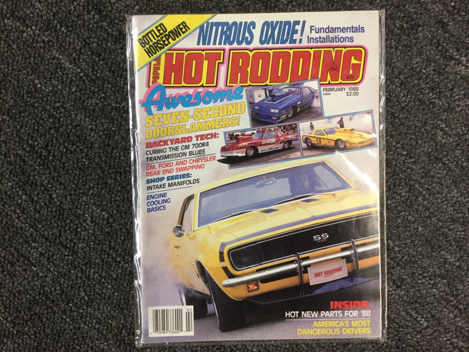  Popular Hot Rodding  Magazine Febuary 1988