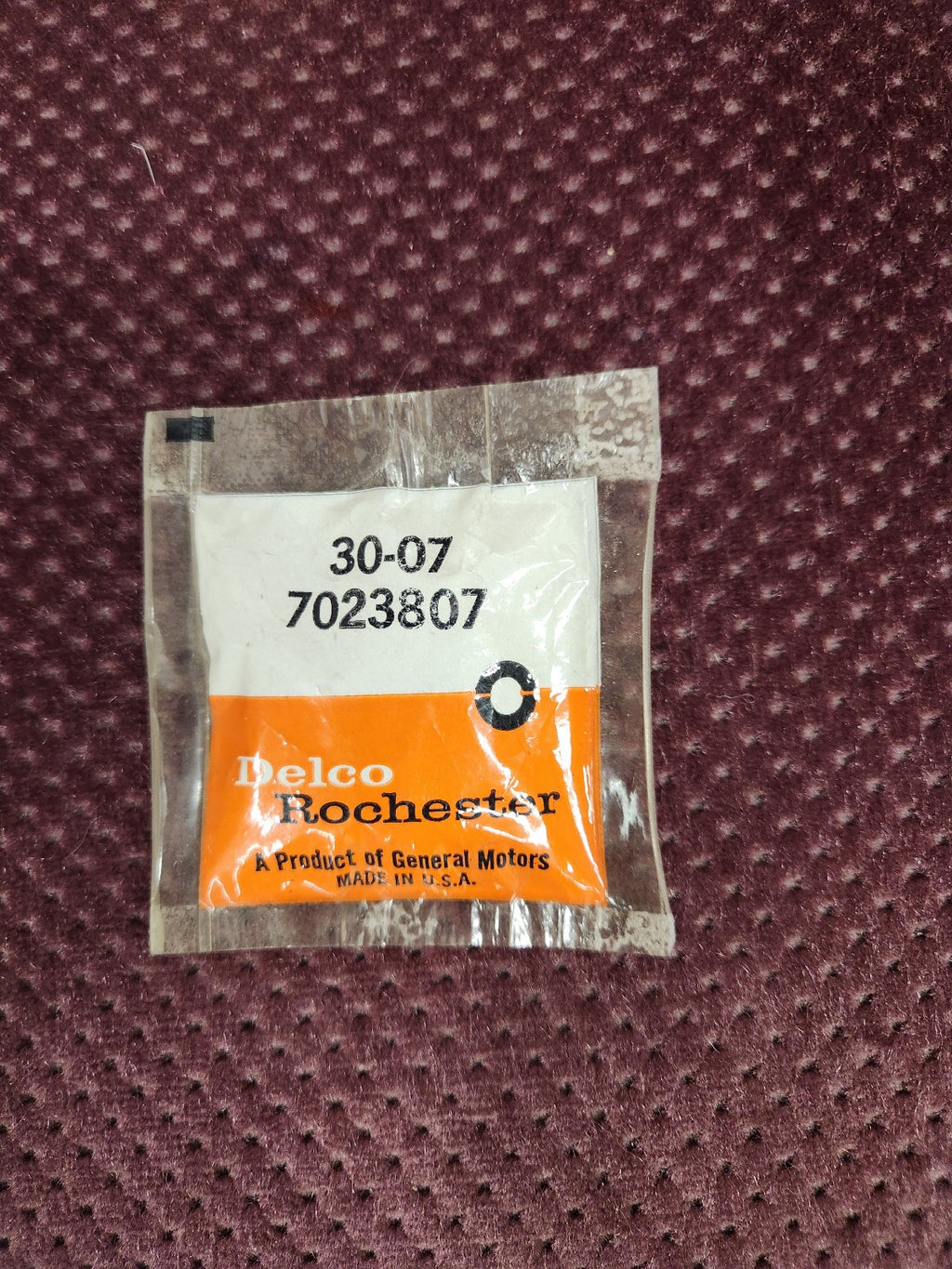AC DELCO ROCHESTOR NEEDLE AND SEAT 7023807 30-07