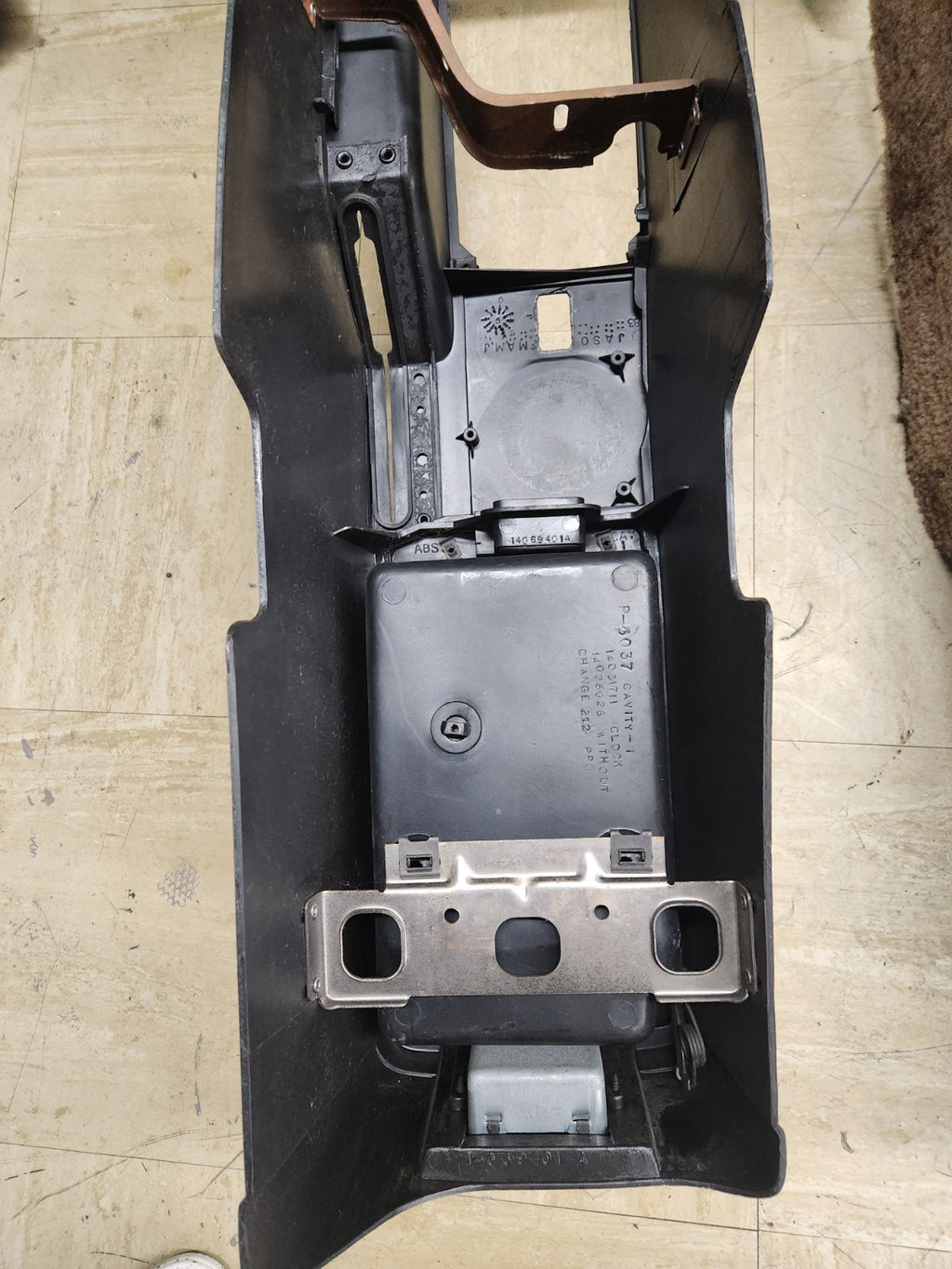 1982-92 CAMARO Z28 RS IROC BLACK  CENTER CONSOLE  GM OEM NO CLOCK