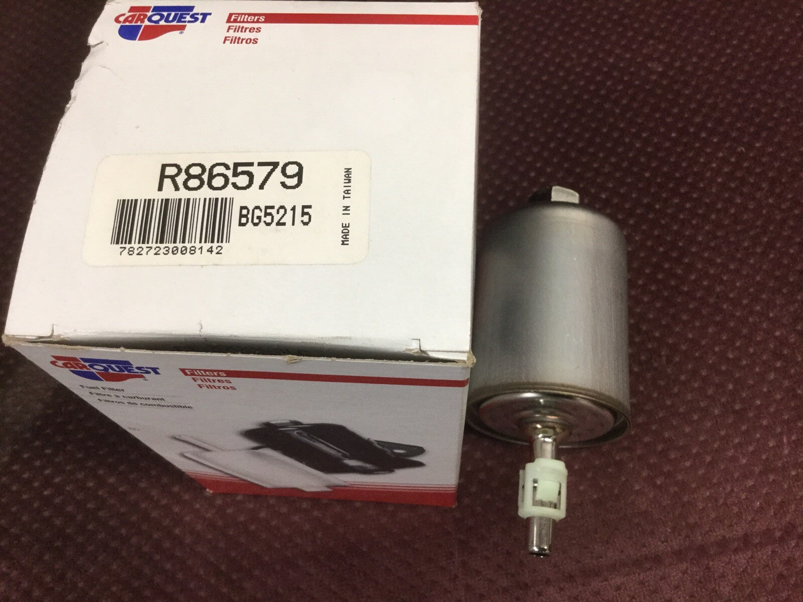 CARQUEST 86579 Fuel Filter Part Number #R86579 BG5215 jimmy blazer 1998 2003