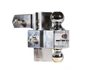 CSI 106256 Aluminum Adjustable Ball Mount – 6" Drop, Fits 2.5" Receivers