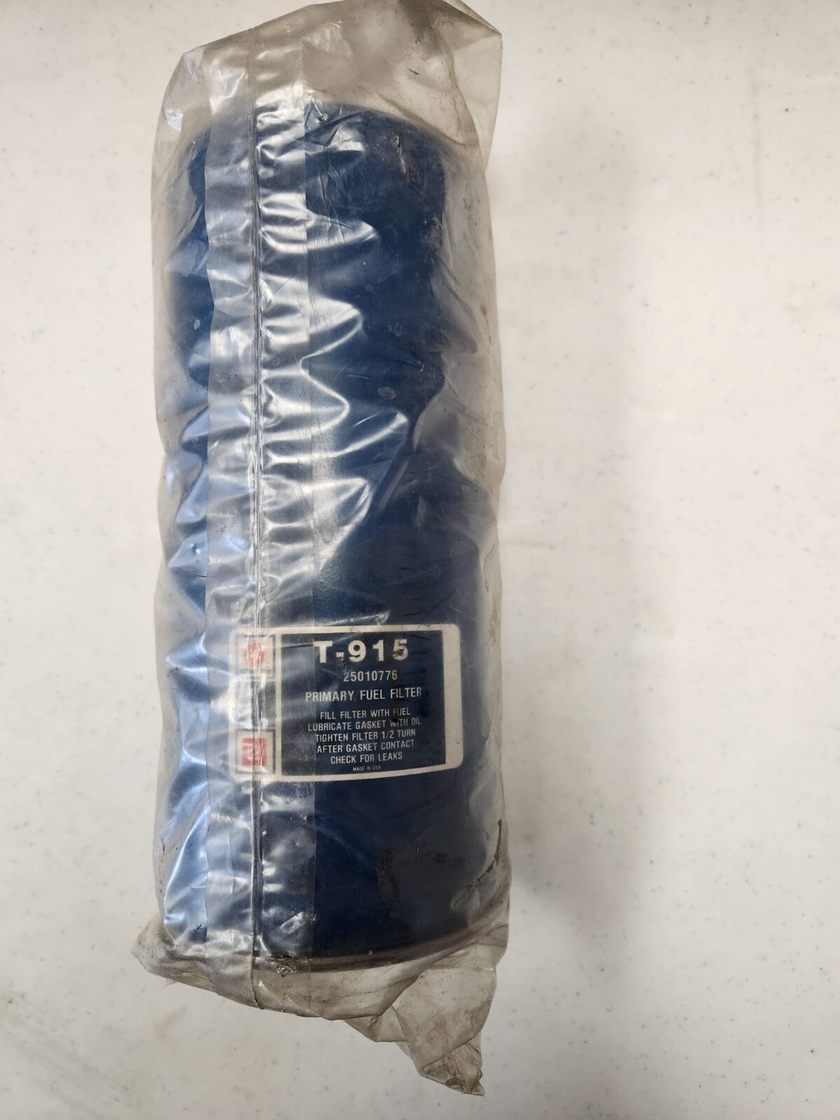 ACDelco Fuel Filter T-915 New Old Stock Still in Plastic