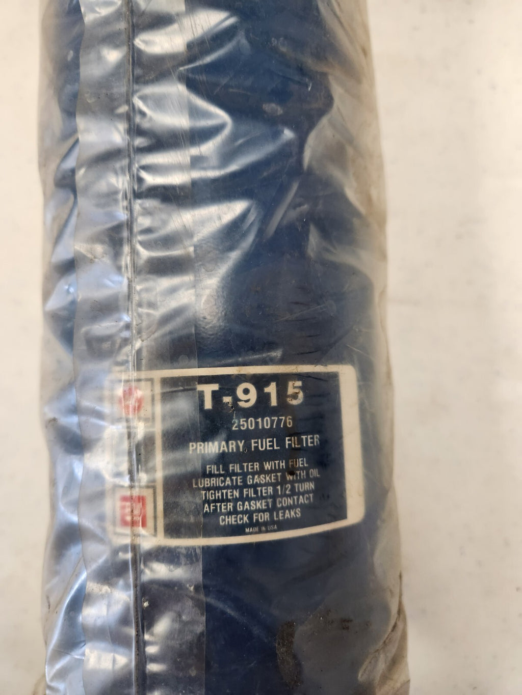 ACDelco Fuel Filter T-915 New Old Stock Still in Plastic