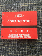 Ford Continental 1994 Electrical And Vacuum Troubleshooting Manual