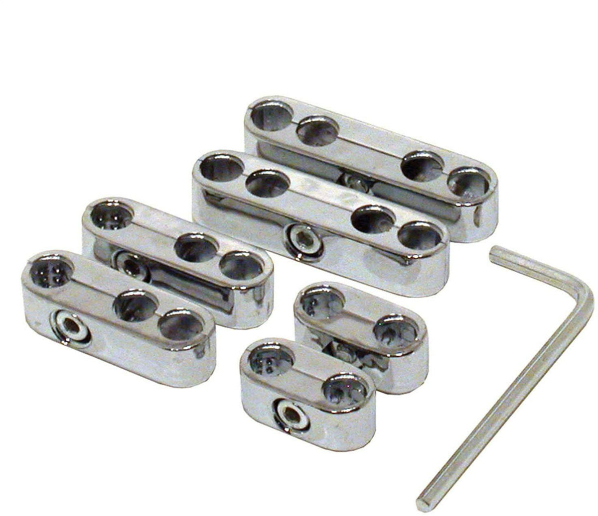 Spectre 4245 Pro Ignition Wire Separator Kit, Chrome, 8/8.8mm