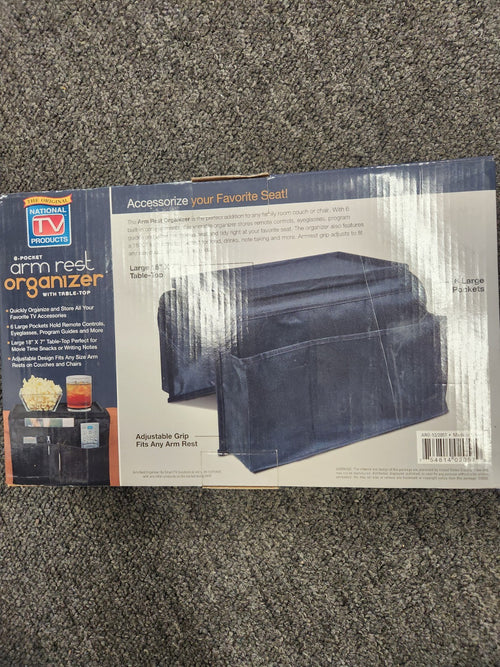 6 Pocket Arm Rest Organizer with Table top ARO-12/2057