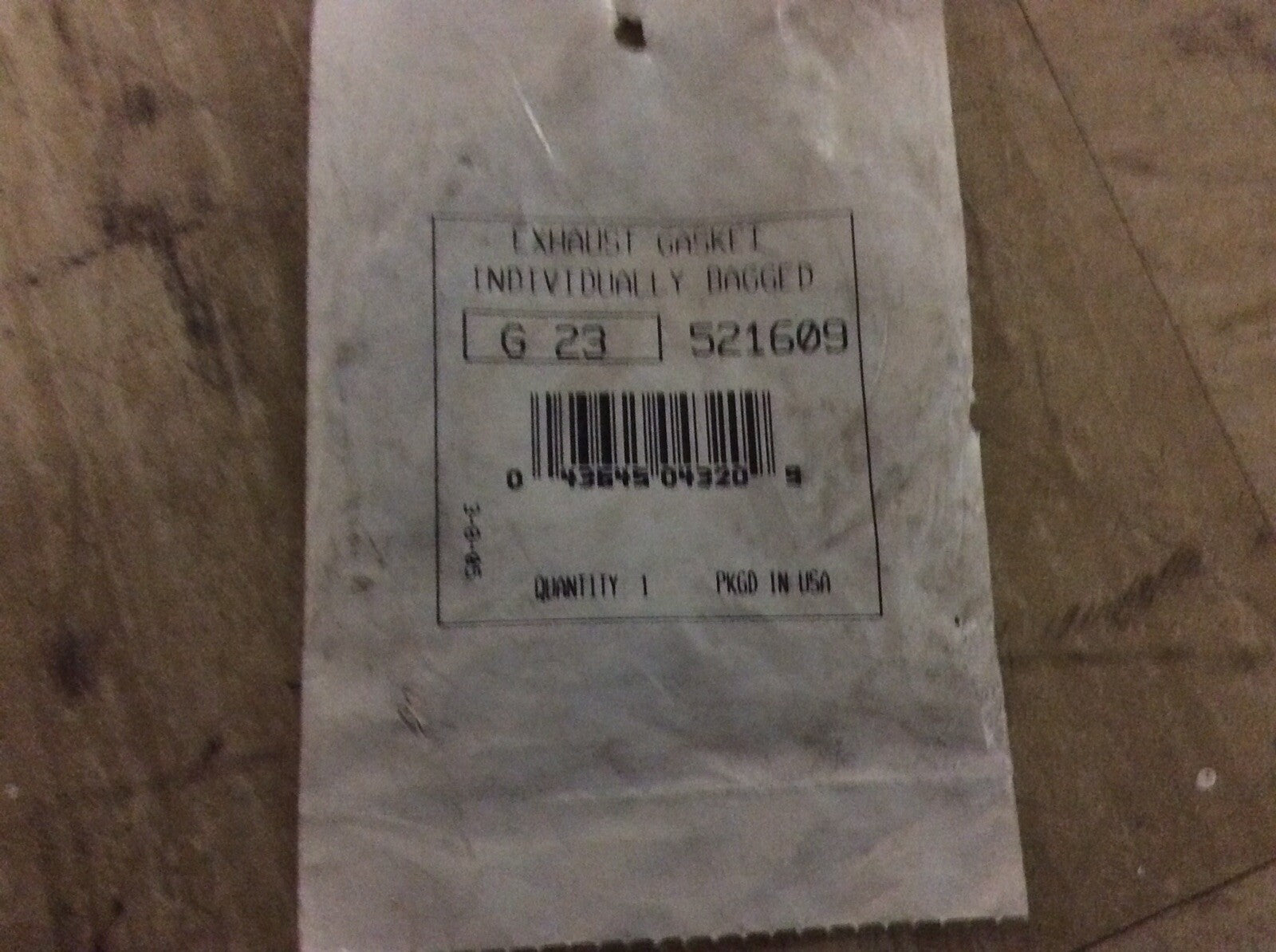 EXHAUST GASKET 521609