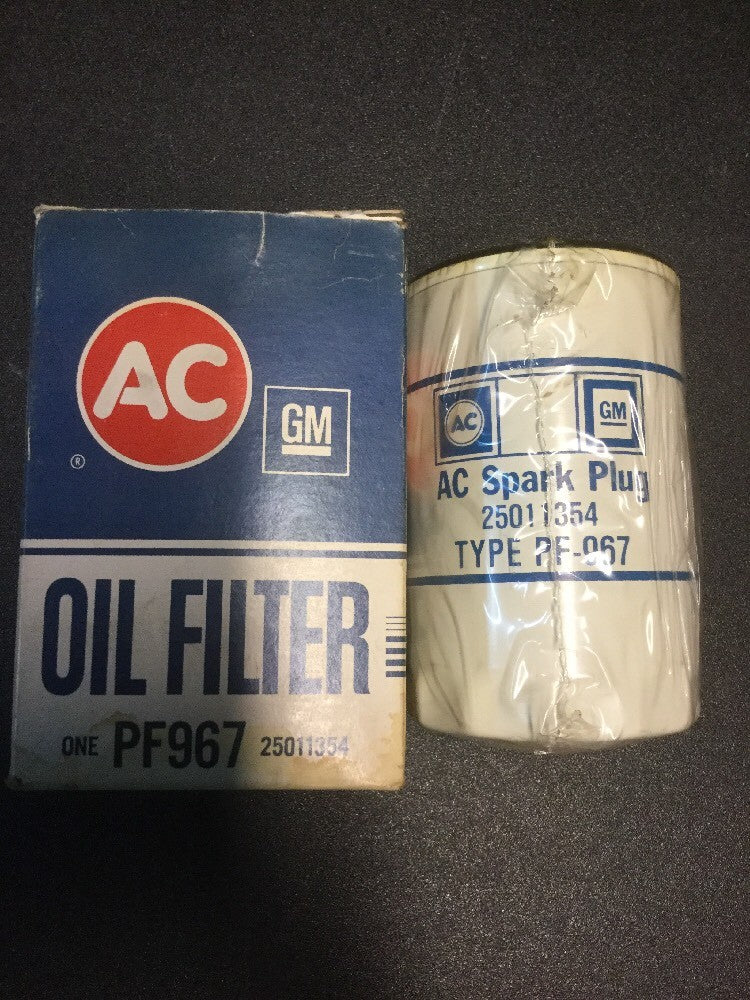 Vintage NOS AC-Delco PF967,25011354 oil filter