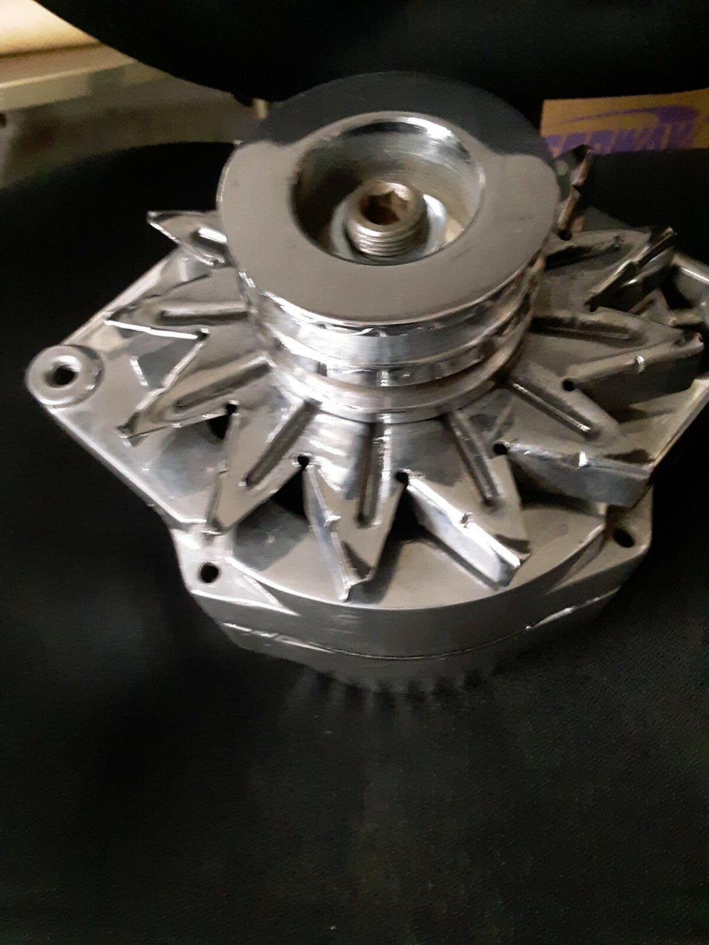 Chrome 80 amp GM Alternator