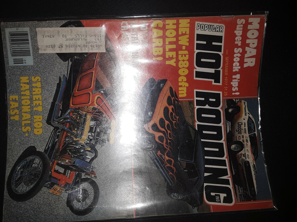  Popular Hot Rodding  Magazine September 1977