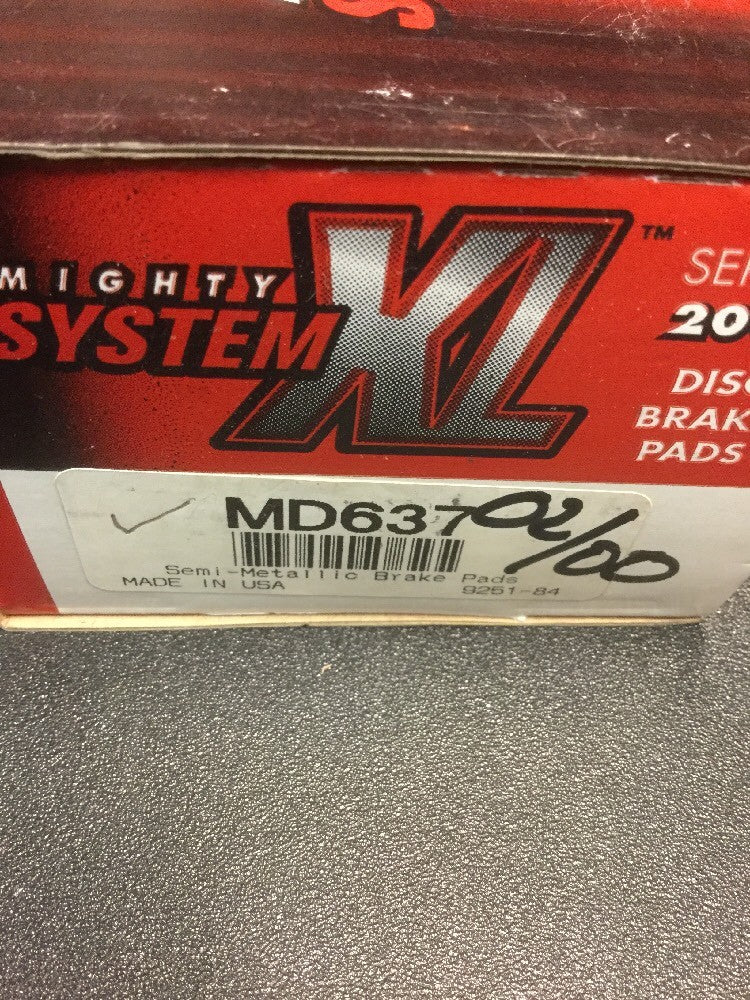 Mighty System XL Disc Brake Pads #MD637