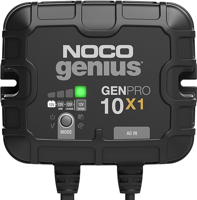 NOCO GENIUS GENPRO10X1 0N-BOARD BATTERY CHARGER + MAINTAINER