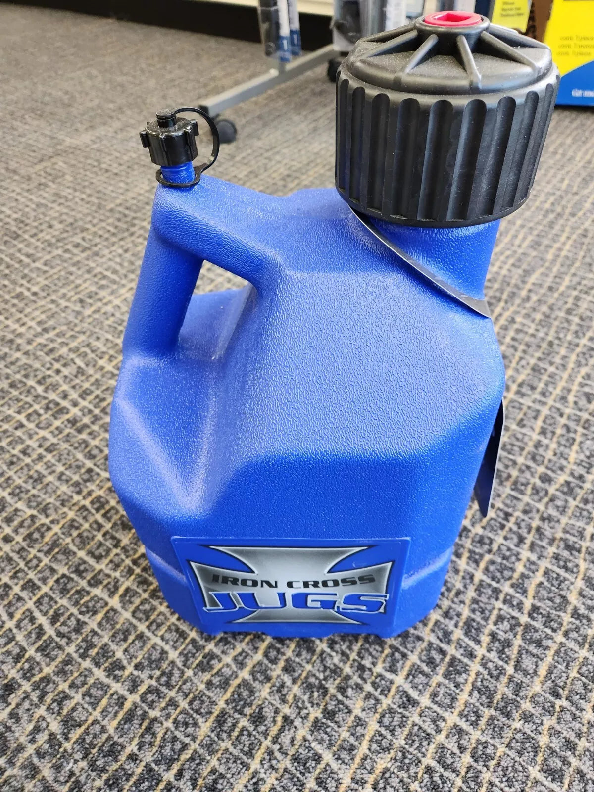 Iron Cross Fuel Jug-US3003B 3 Gal.-Blue